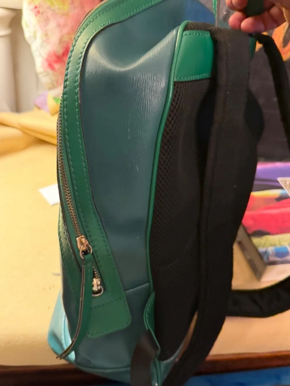 Gucci Leather Web and Snake Backpack